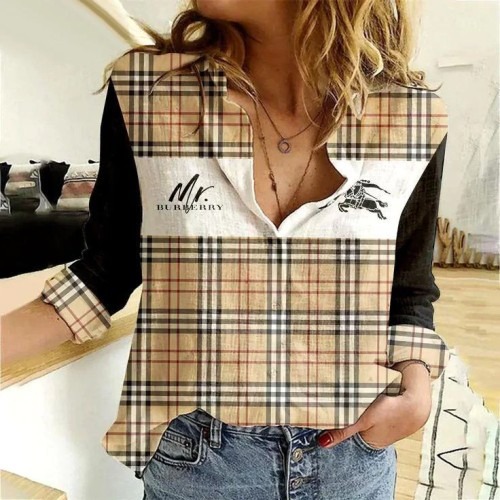 01102# Women's designer long-sleeved shirt