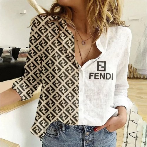 01102# Women's designer long-sleeved shirt