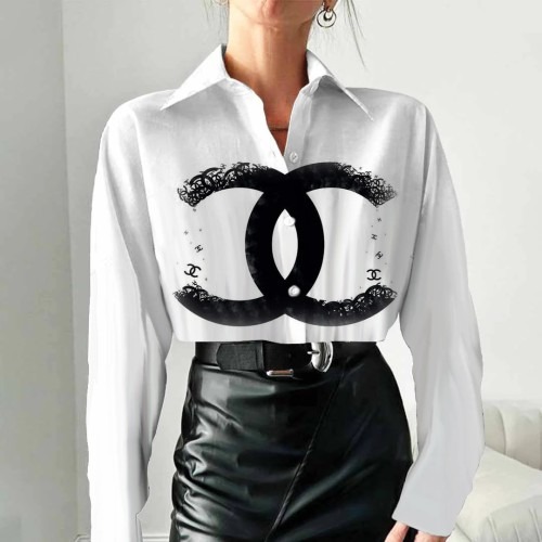 01102# Women's designer long-sleeved shirt