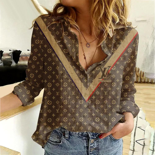 01102# Women's designer long-sleeved shirt