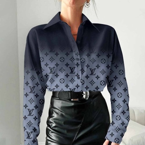 01102# Women's designer long-sleeved shirt