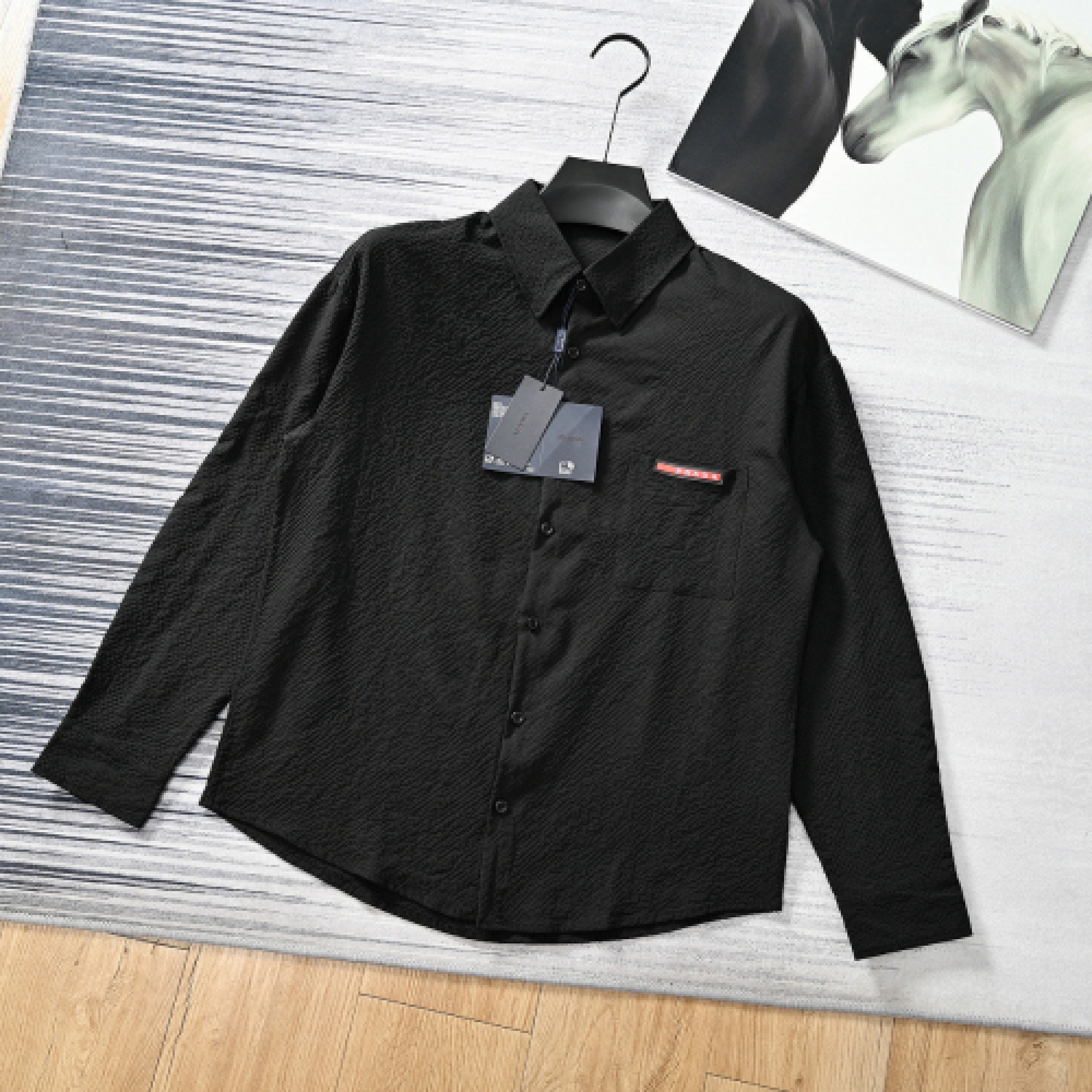 01102# Women's designer long-sleeved shirt