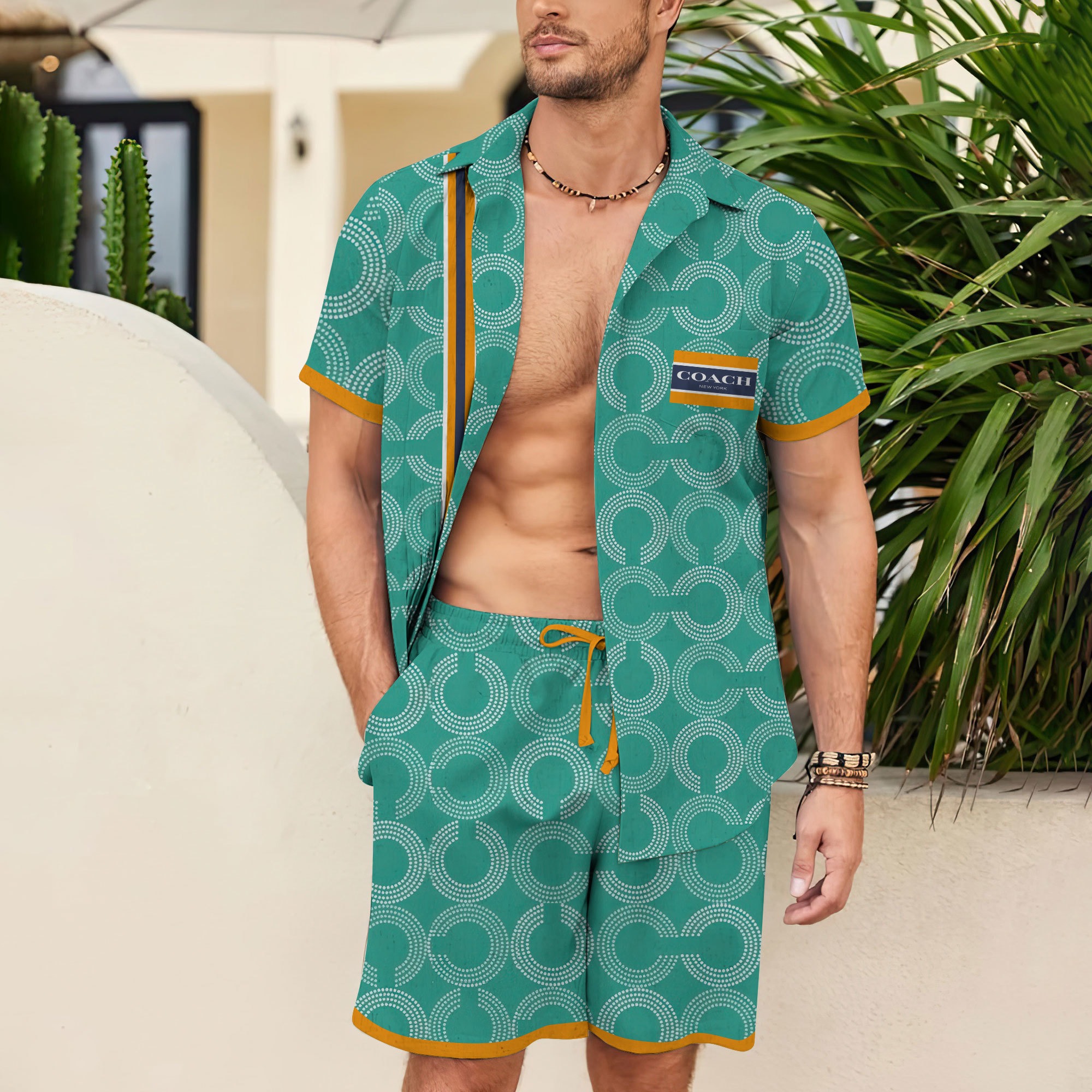 01104# men's beach pants