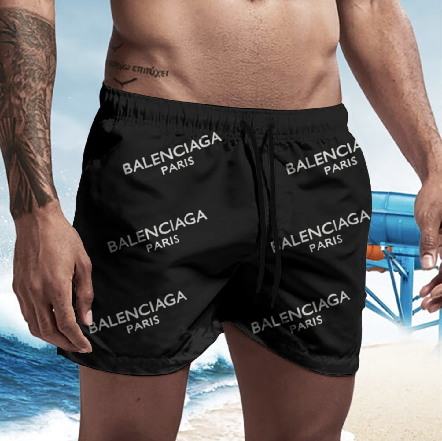 01104# men's beach pants
