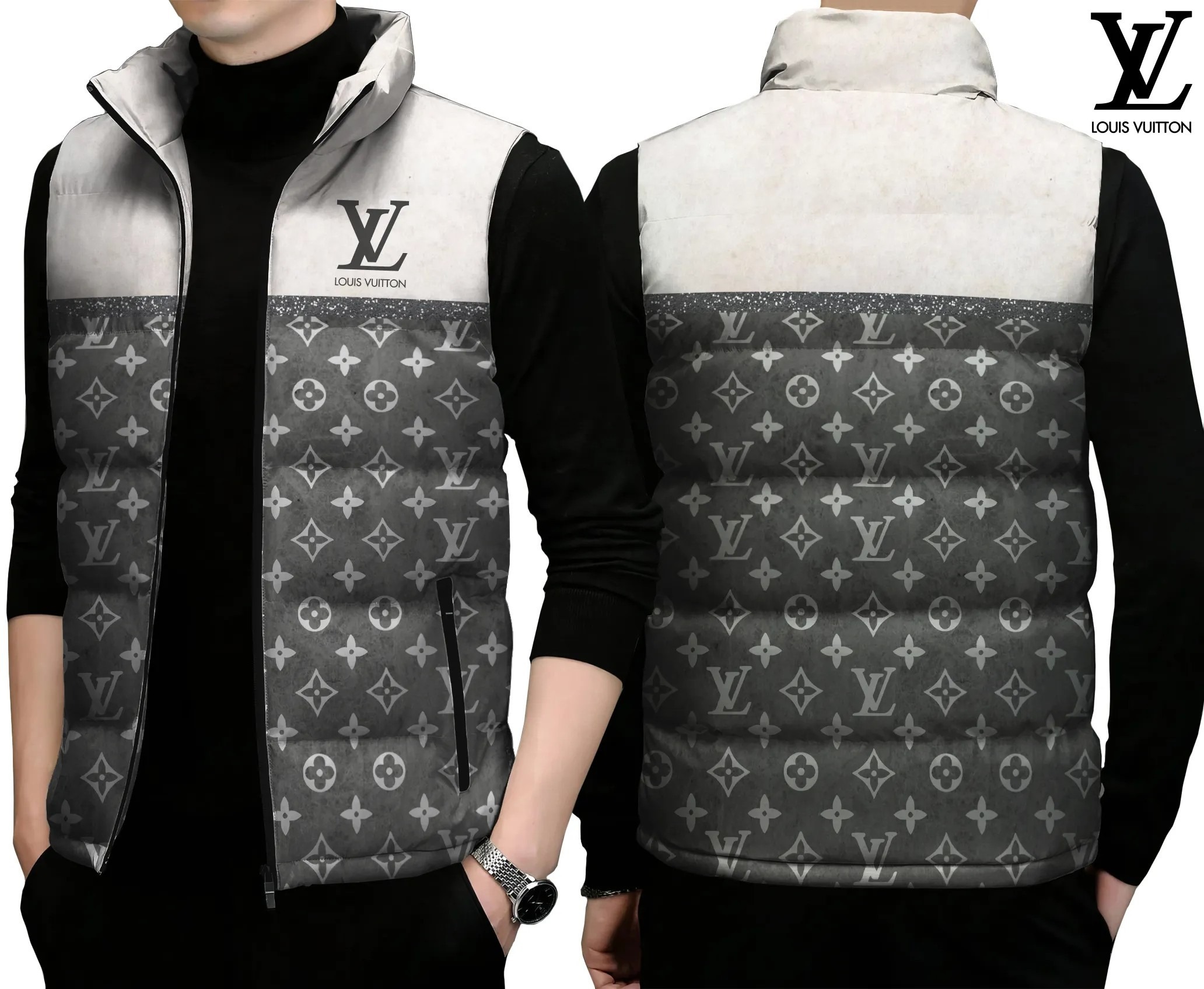 01106# designer Down vest
