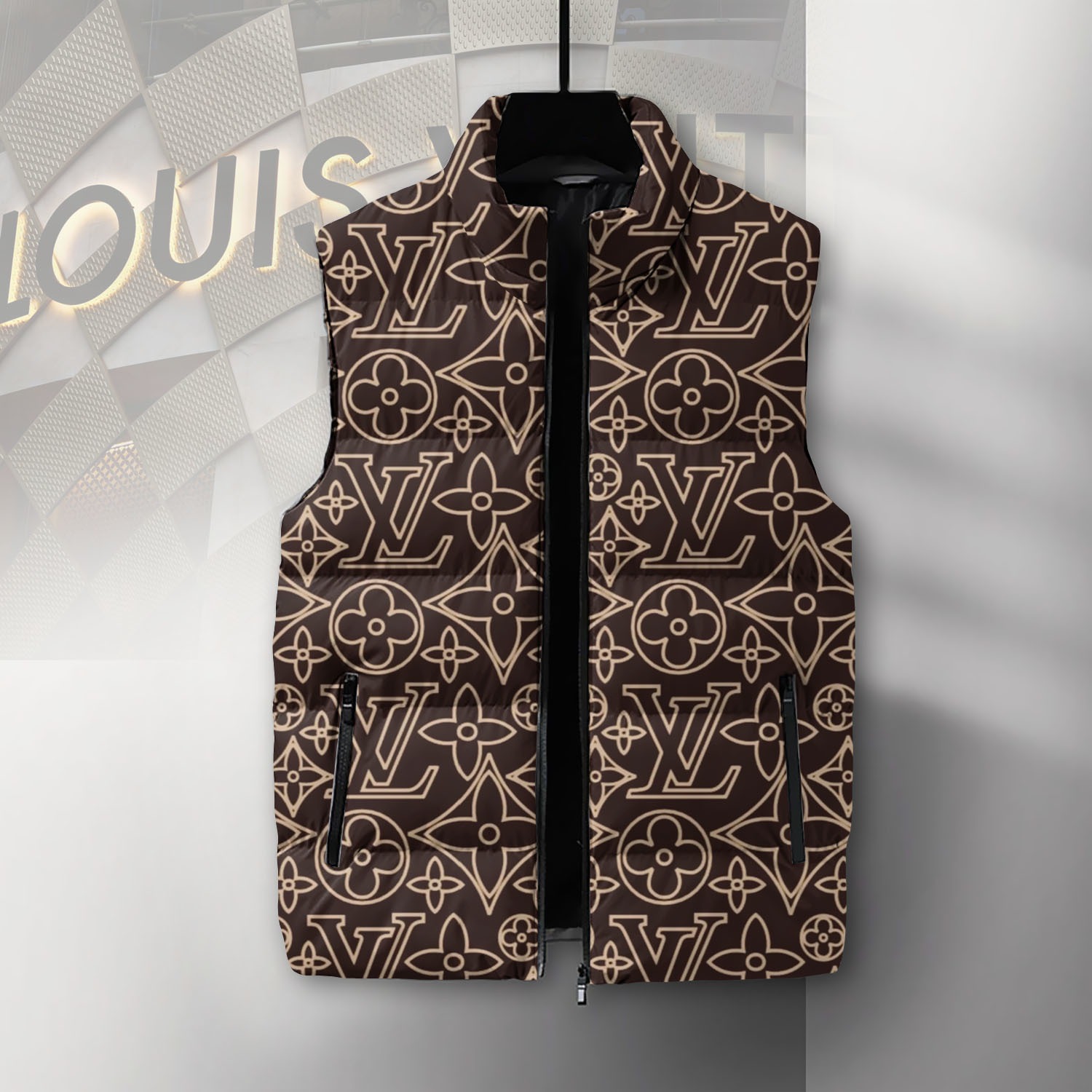 01106# designer Down vest