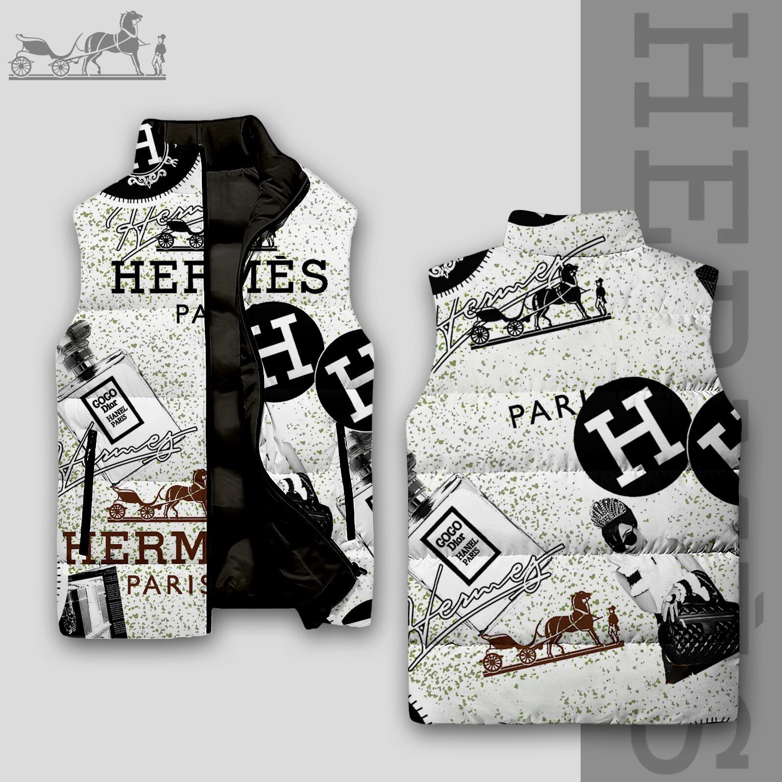 01106# designer Down vest