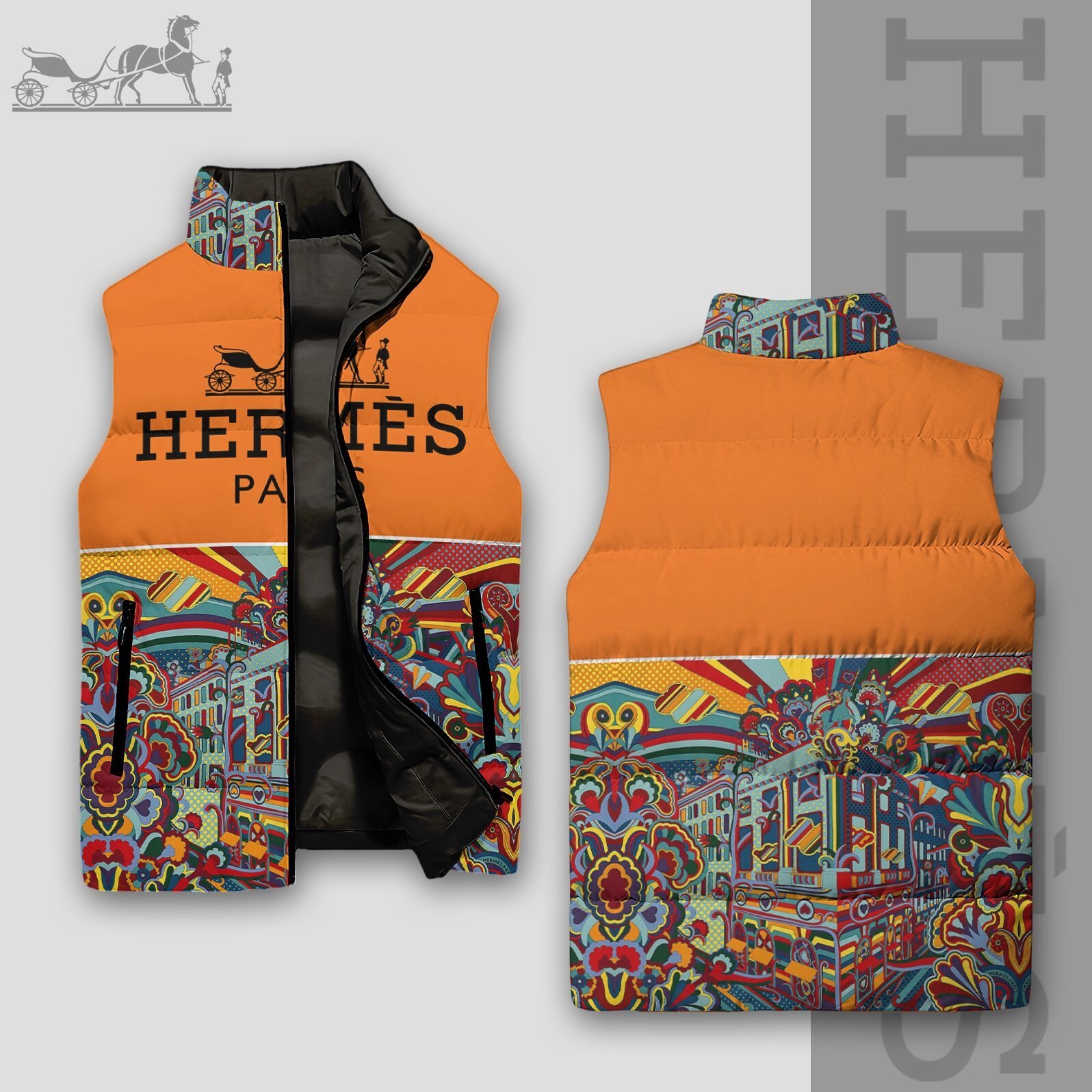 01106# designer Down vest