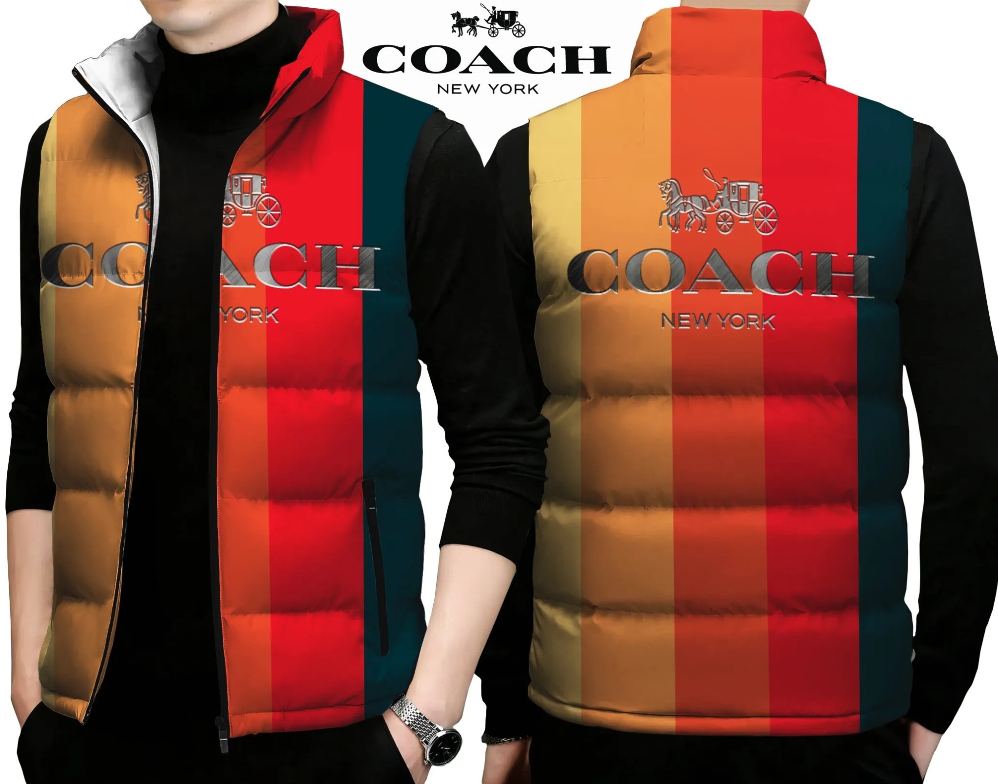 01106# designer Down vest