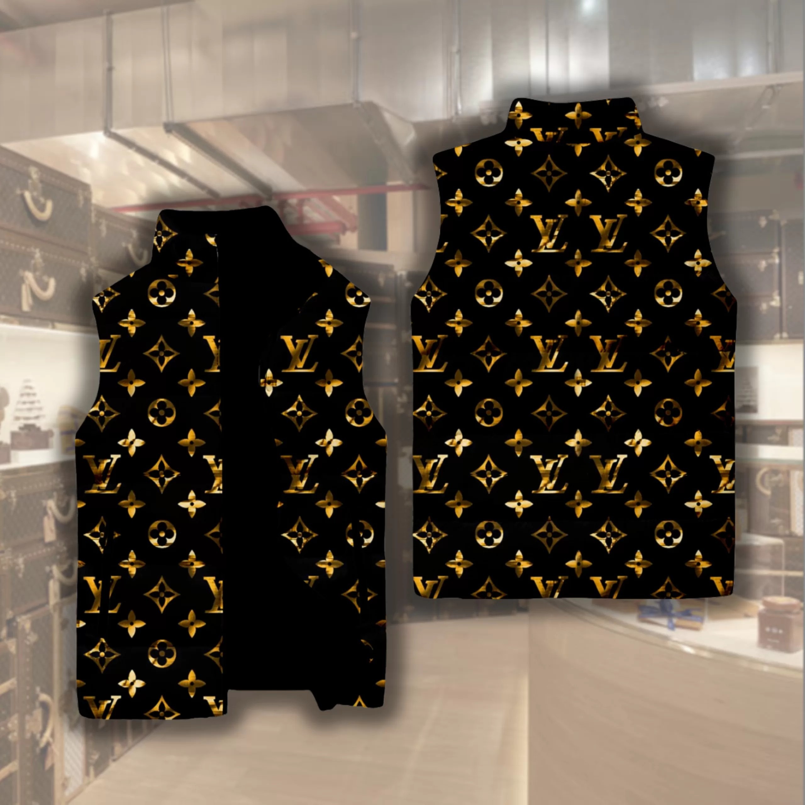 01106# designer Down vest