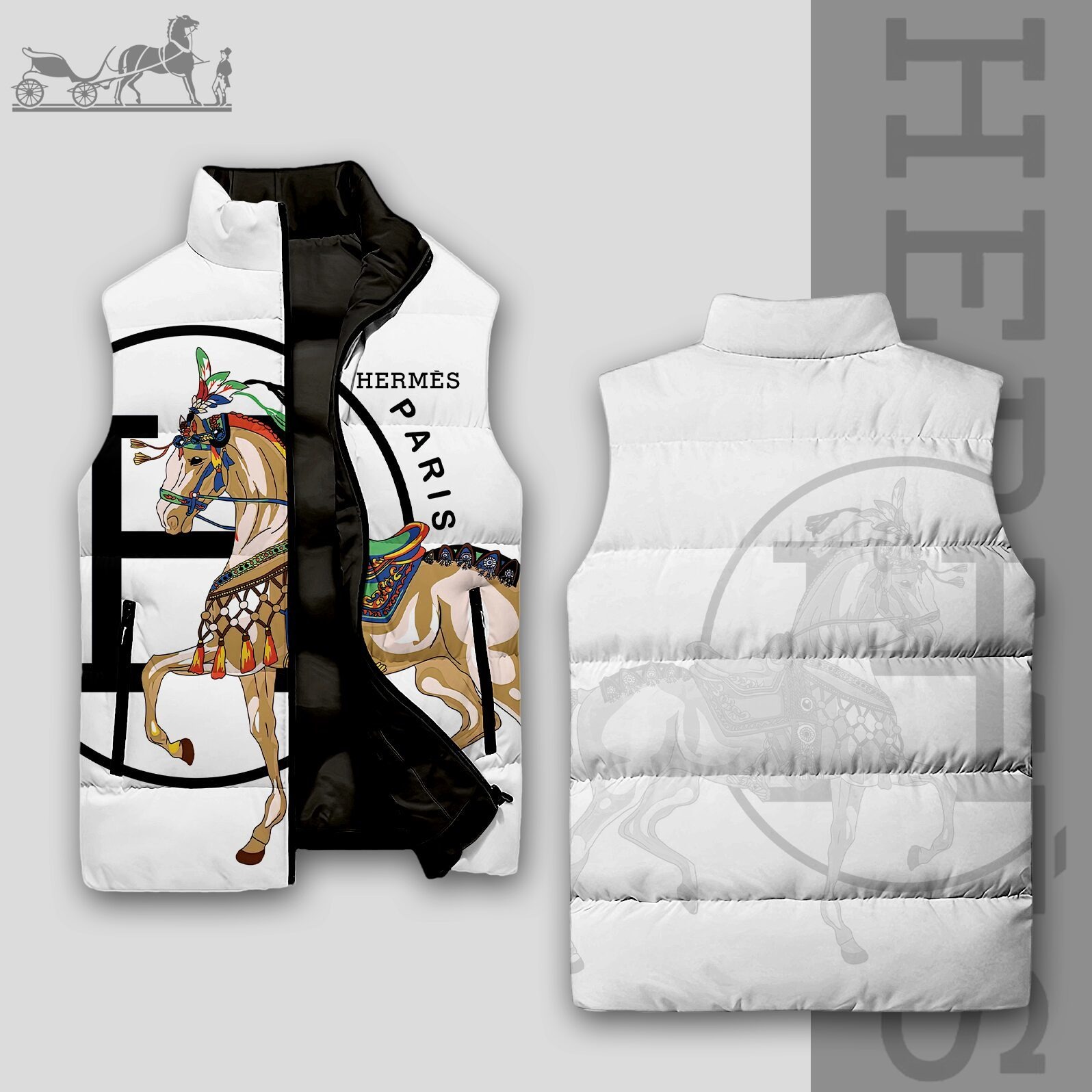 01106# designer Down vest
