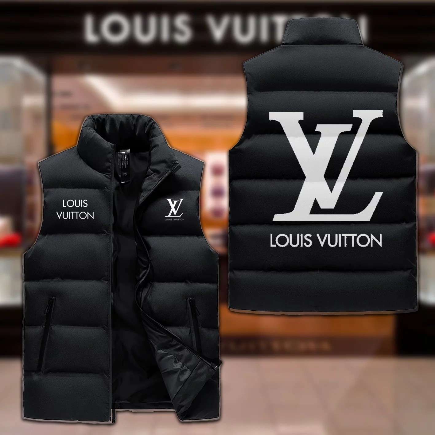 01106# designer Down vest