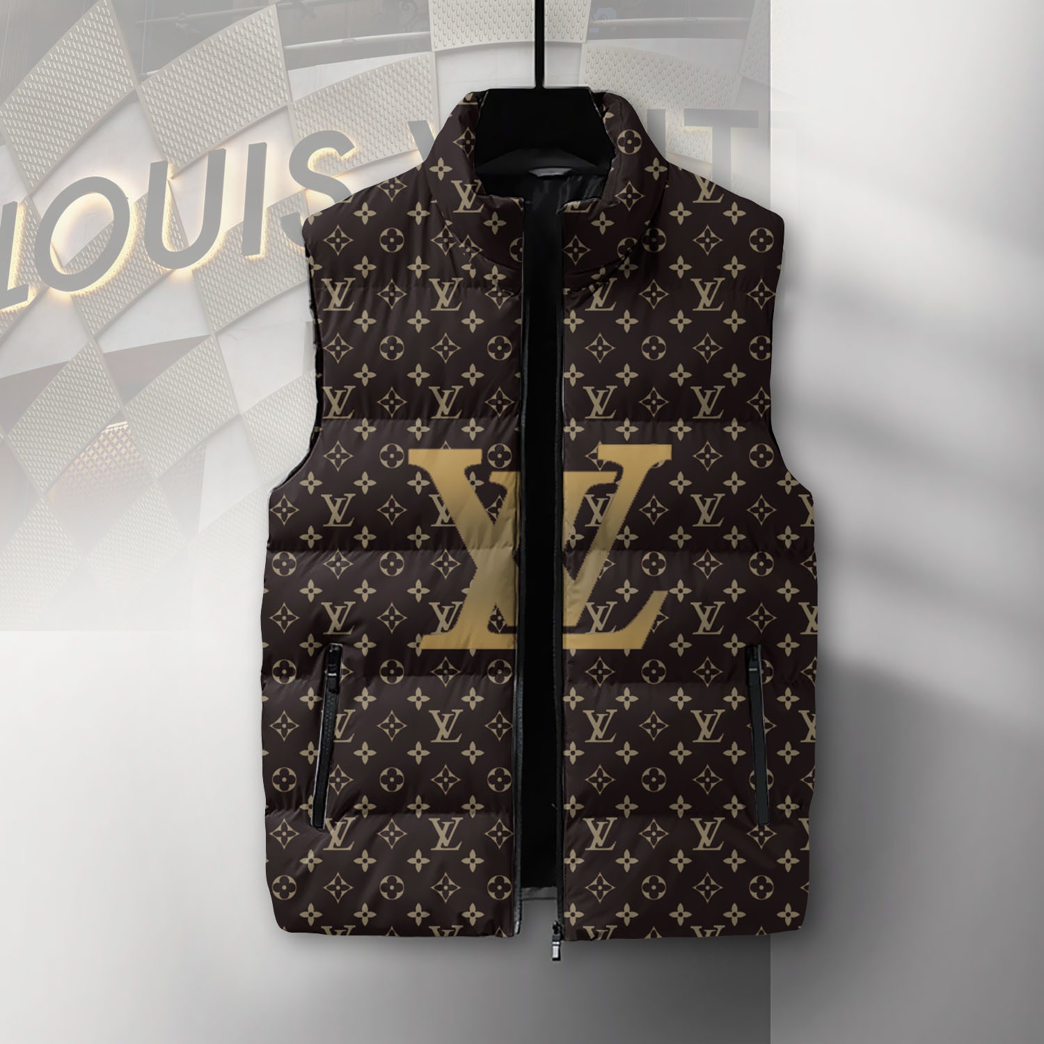 01106# designer Down vest