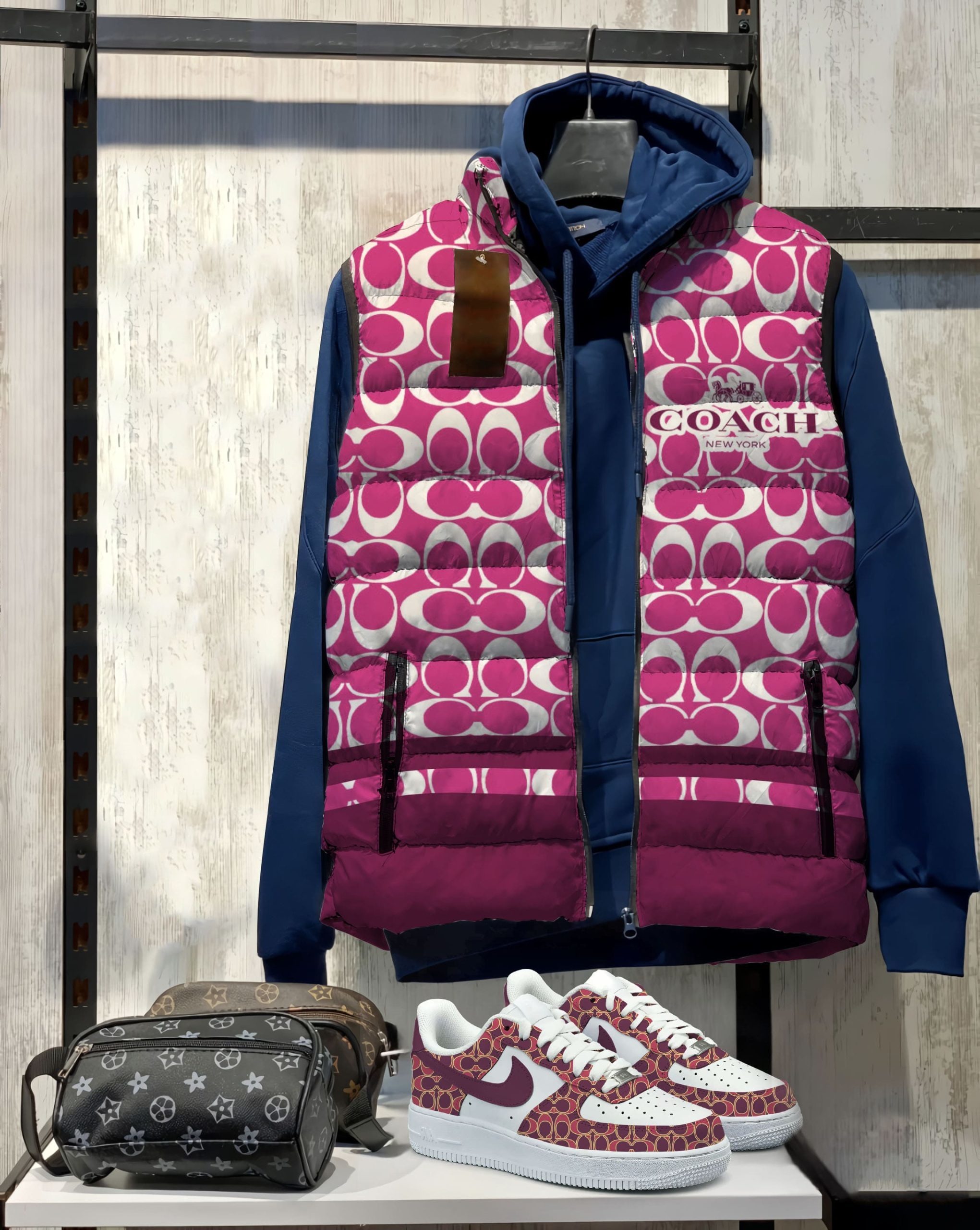 01106# designer Down vest