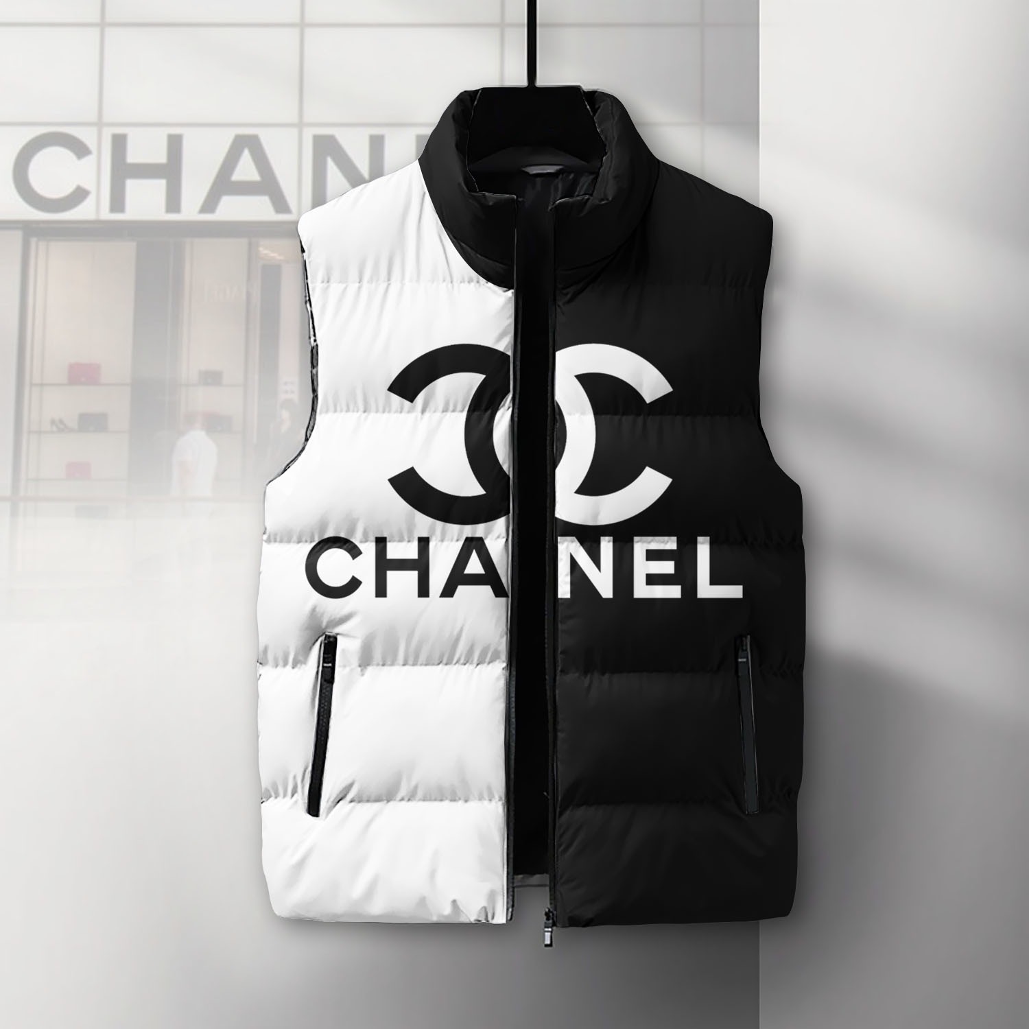 01106# designer Down vest