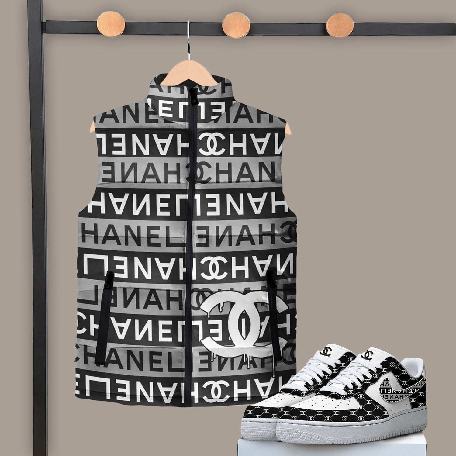 01106# designer Down vest