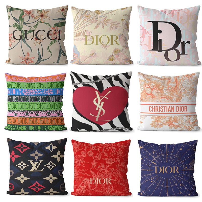 New pillow big plate ogo Logo Pillowcase Living Room Sofa Plush Pillowcase Cushion Pillow