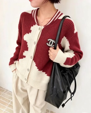Chanel perfumed cardigan sweater in assorted colors
