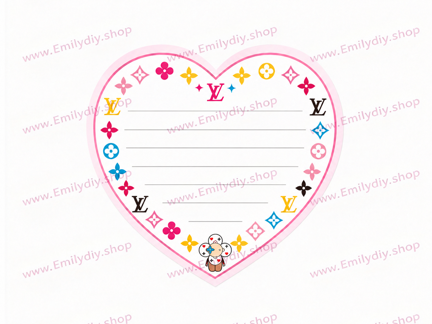 NEW!!!Designer sticky note(Emily DIy Exclusive design)