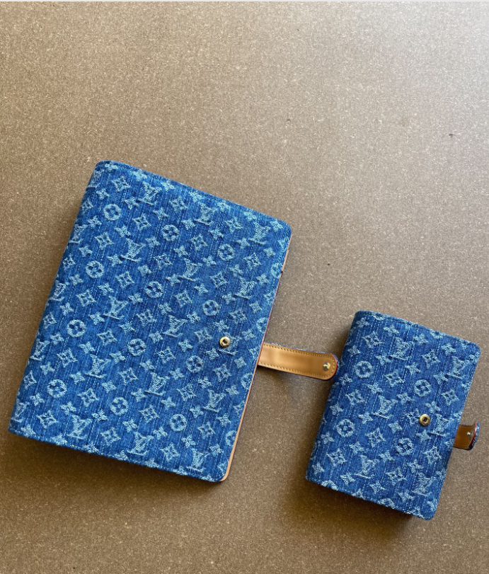 A5 Size Denim Notebook - Handmade