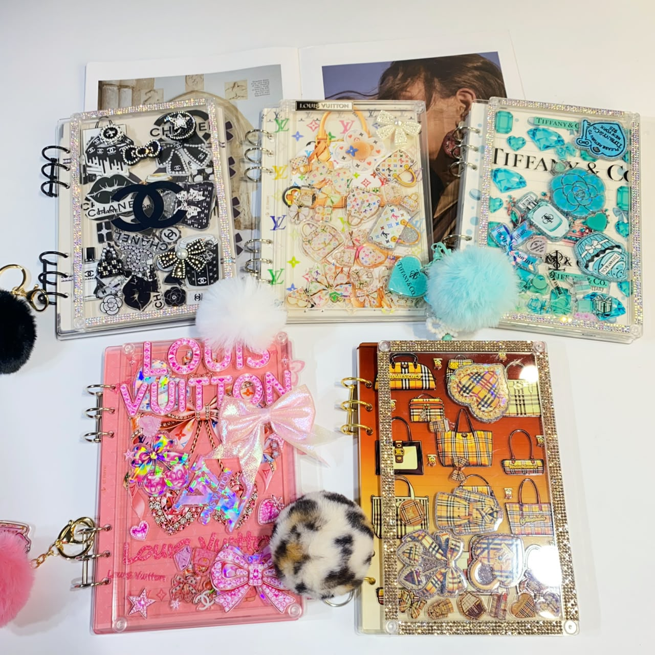 00049# !!! A5- Size !!! Shaker acrylic notebook for DIY