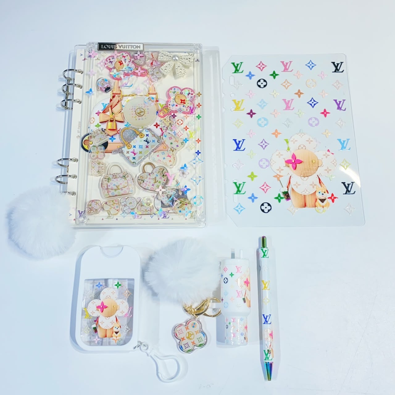 00049# !!! A5- Size !!! Shaker acrylic notebook for DIY