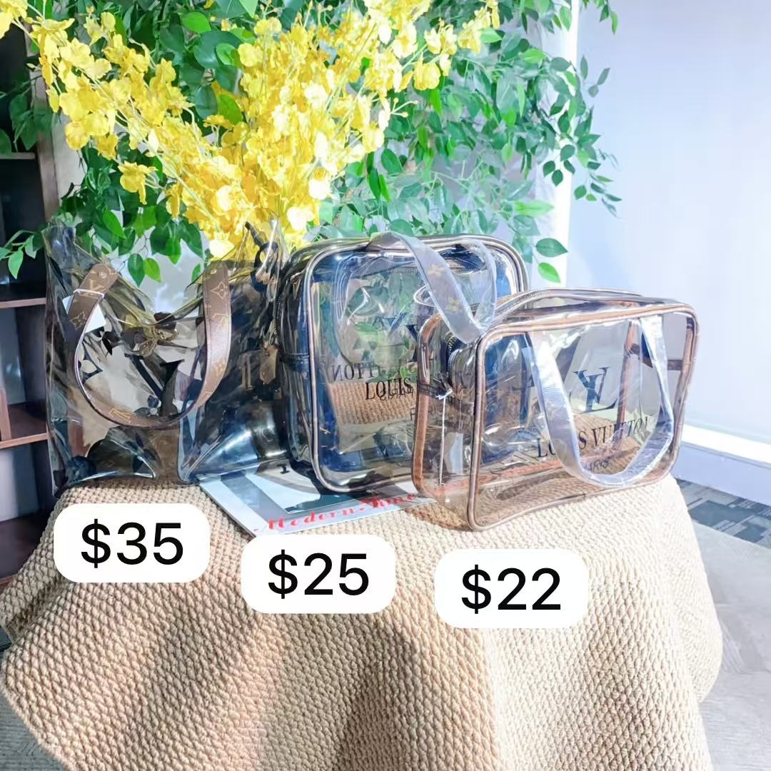 makeup bags clear bag, jelly bag