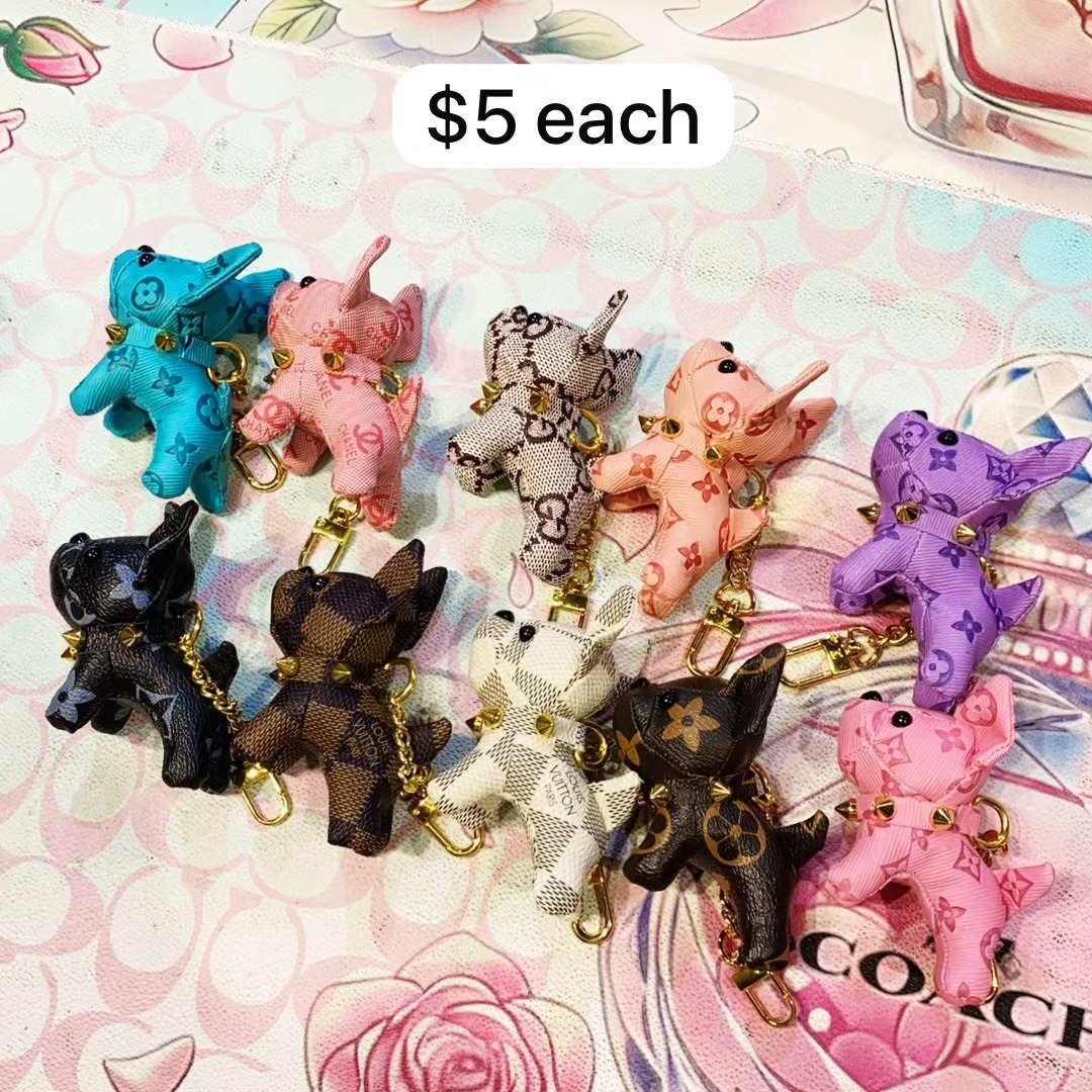 mini puppy keychain