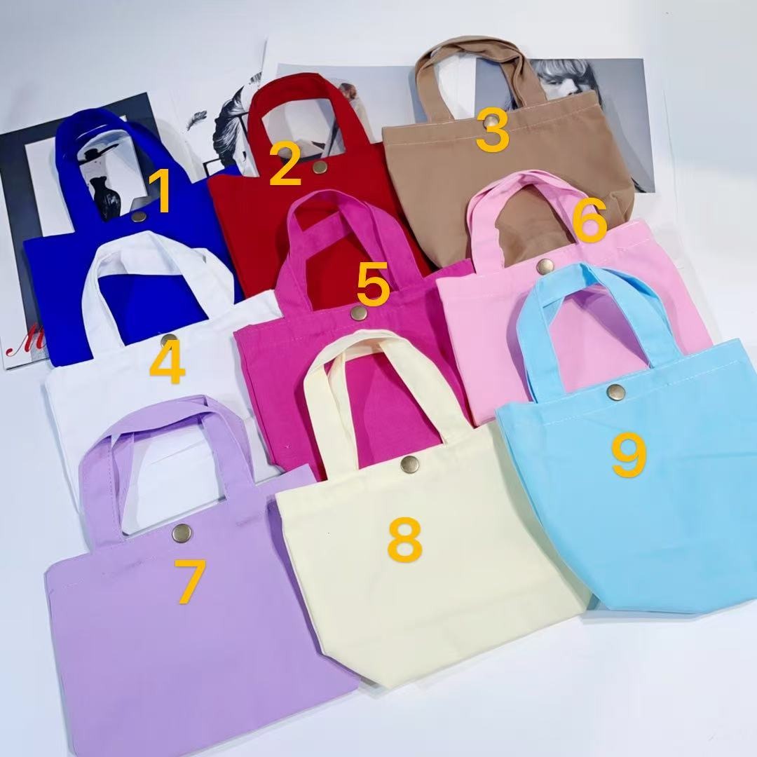 Mini canvas bag for small dtf