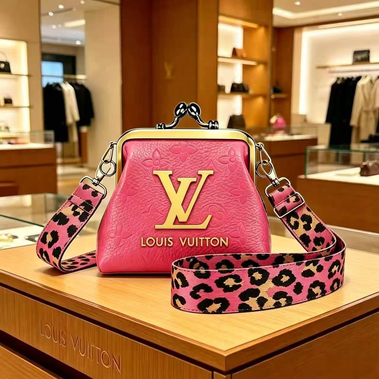 lv Personalized Chain Kiss Lock Pack