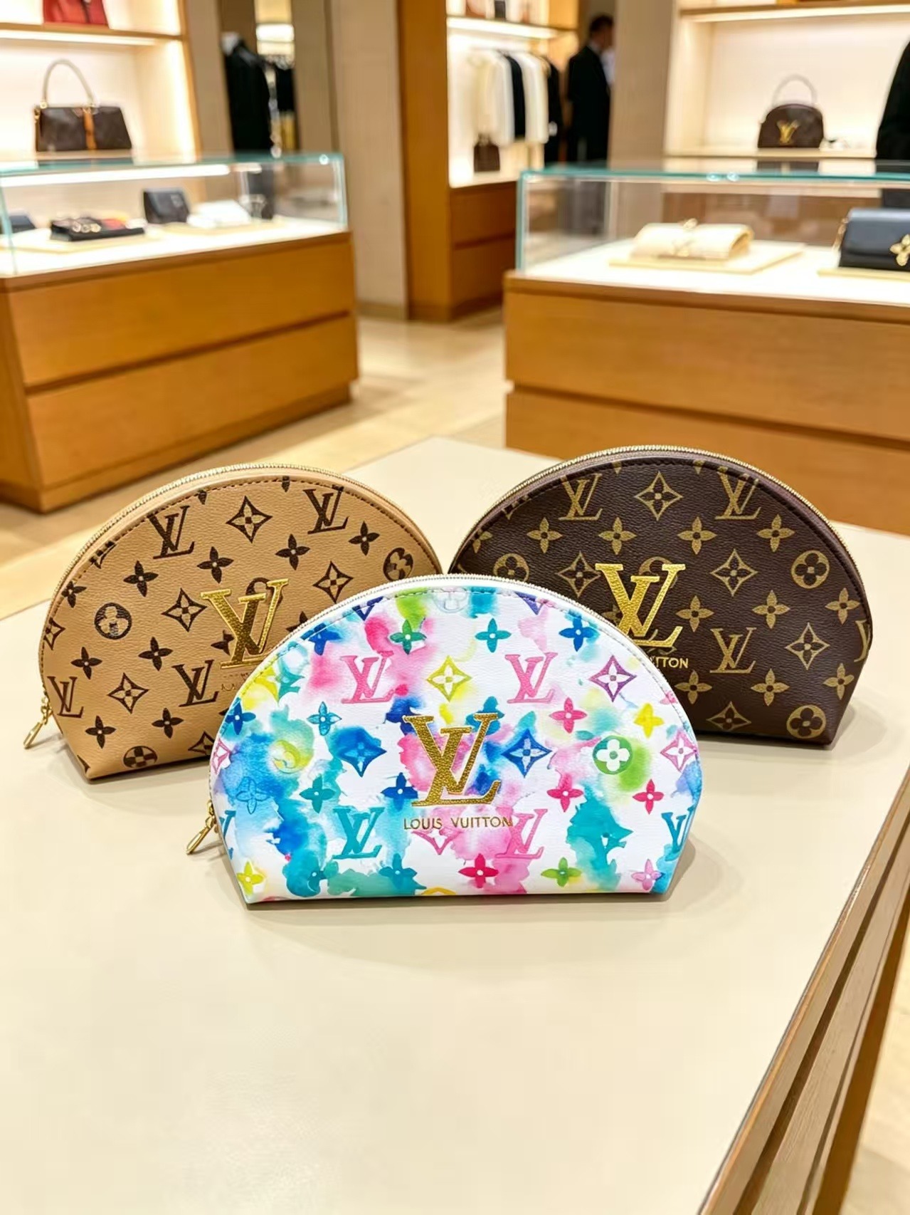 Designer Shell Cosmetic Bag