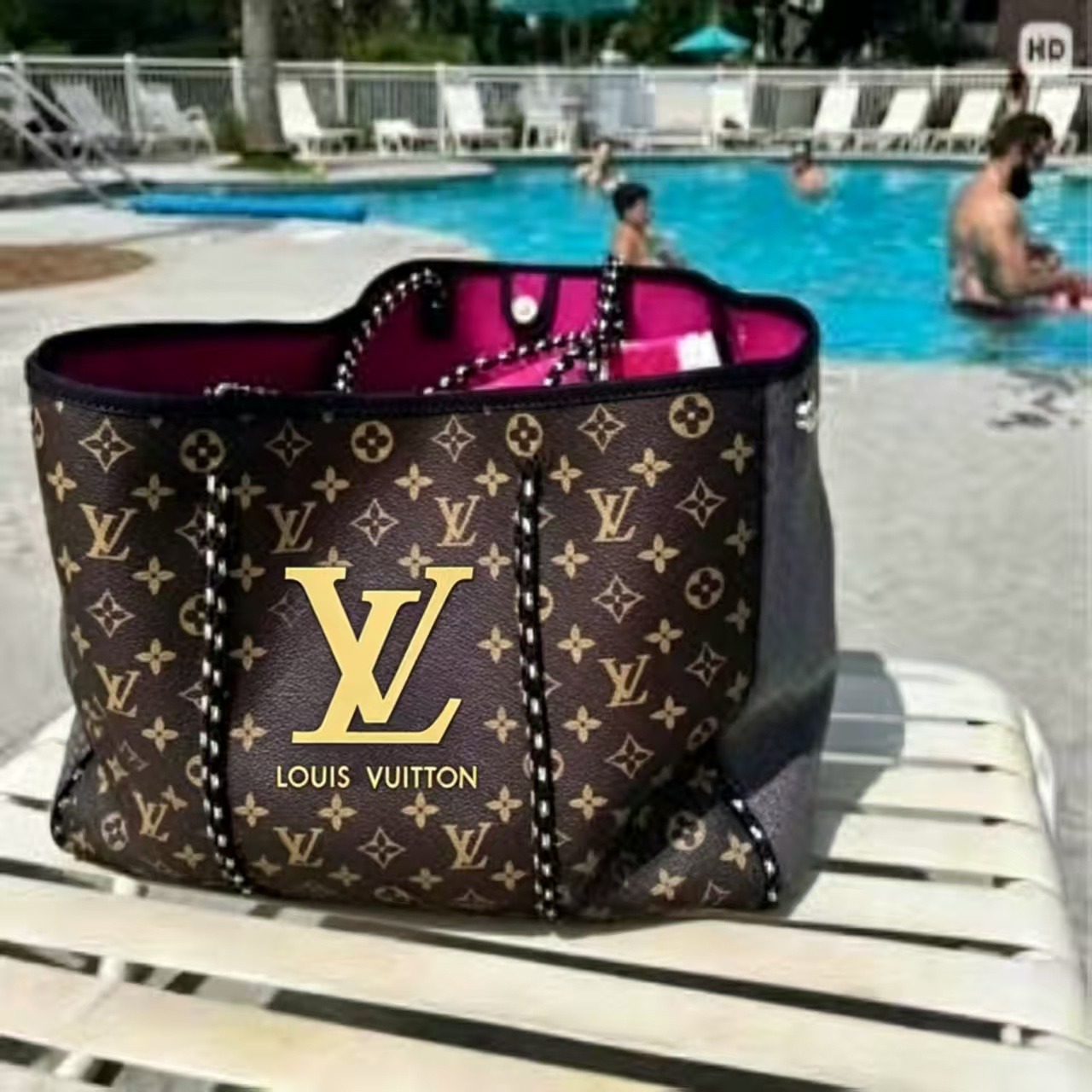 lv Printed Shopping Bag