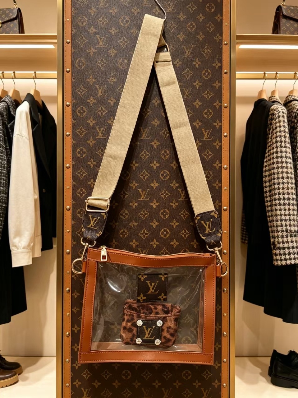 lv Clear Crossbody