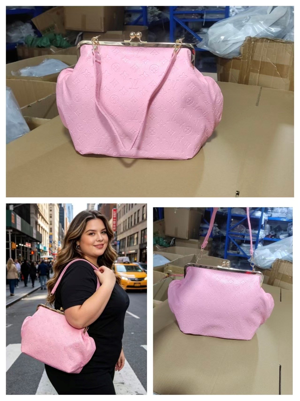 Designer Pink Shell Bag