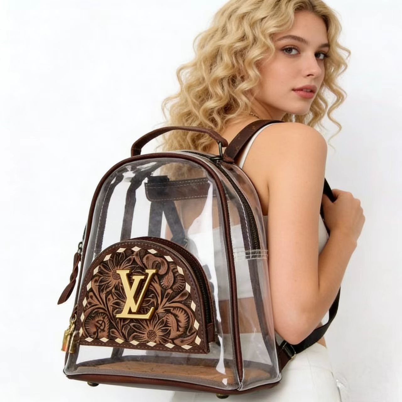 Designer Transparent Backpack
