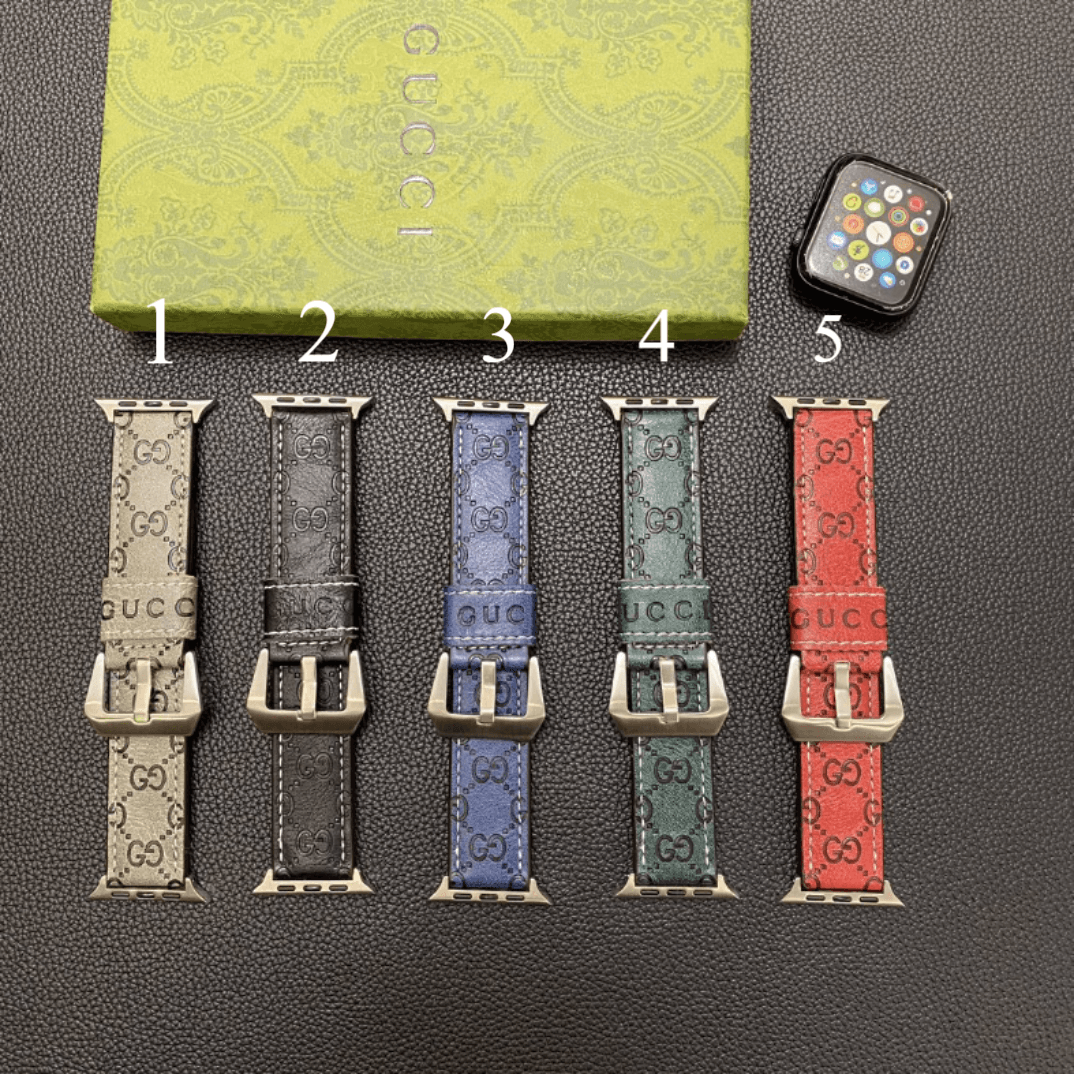 Gucci genuine leather watch strap