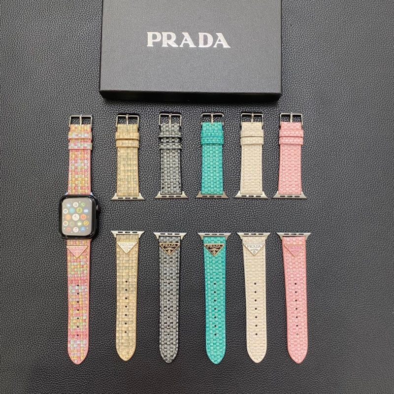 PRADA braided watch strap