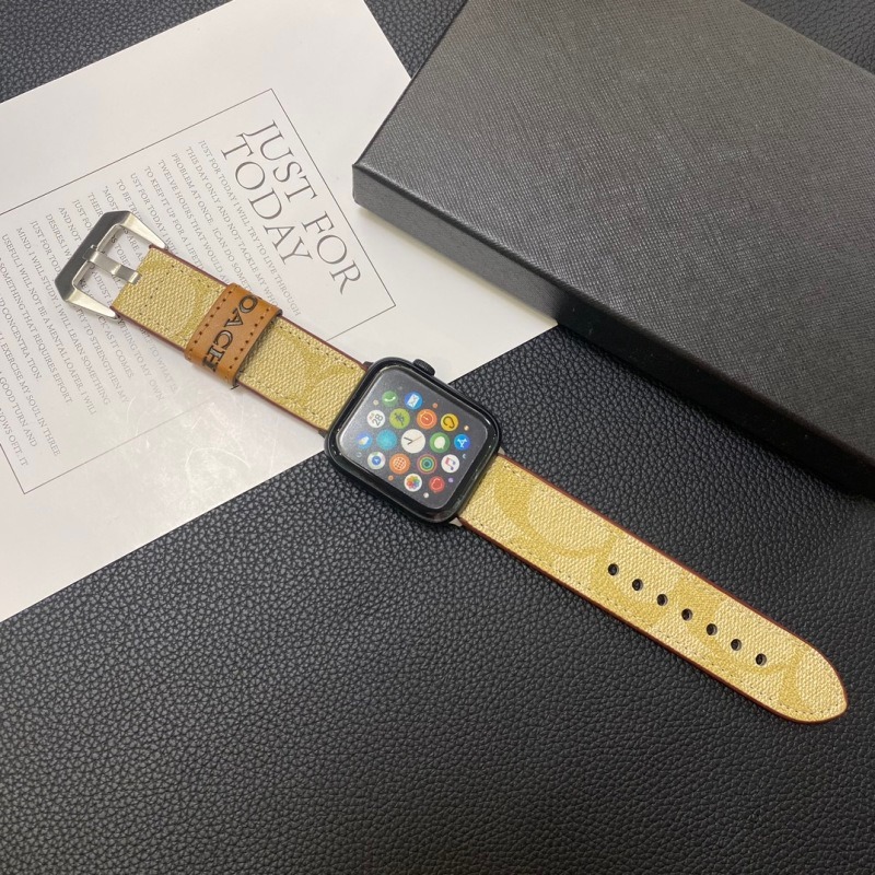 Coach Leather Watch Strap